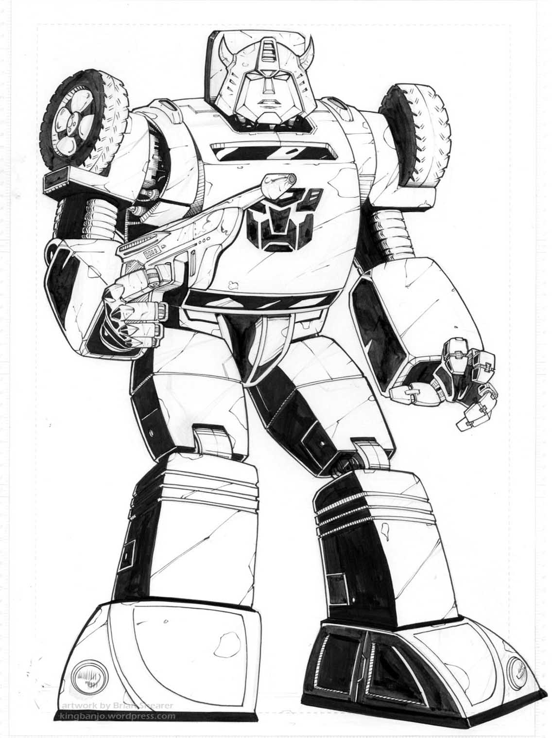 30 Amazing Transformers Coloring Pages Printable 2