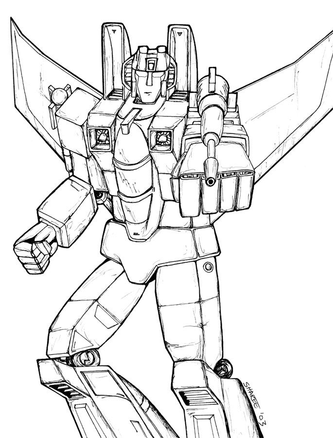 30 Amazing Transformers Coloring Pages Printable 23