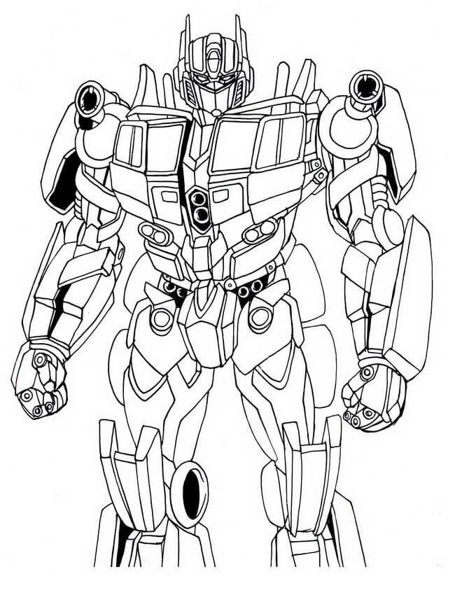 30 Amazing Transformers Coloring Pages Printable 33