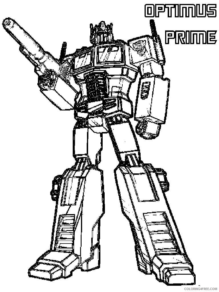 30 Amazing Transformers Coloring Pages Printable 35