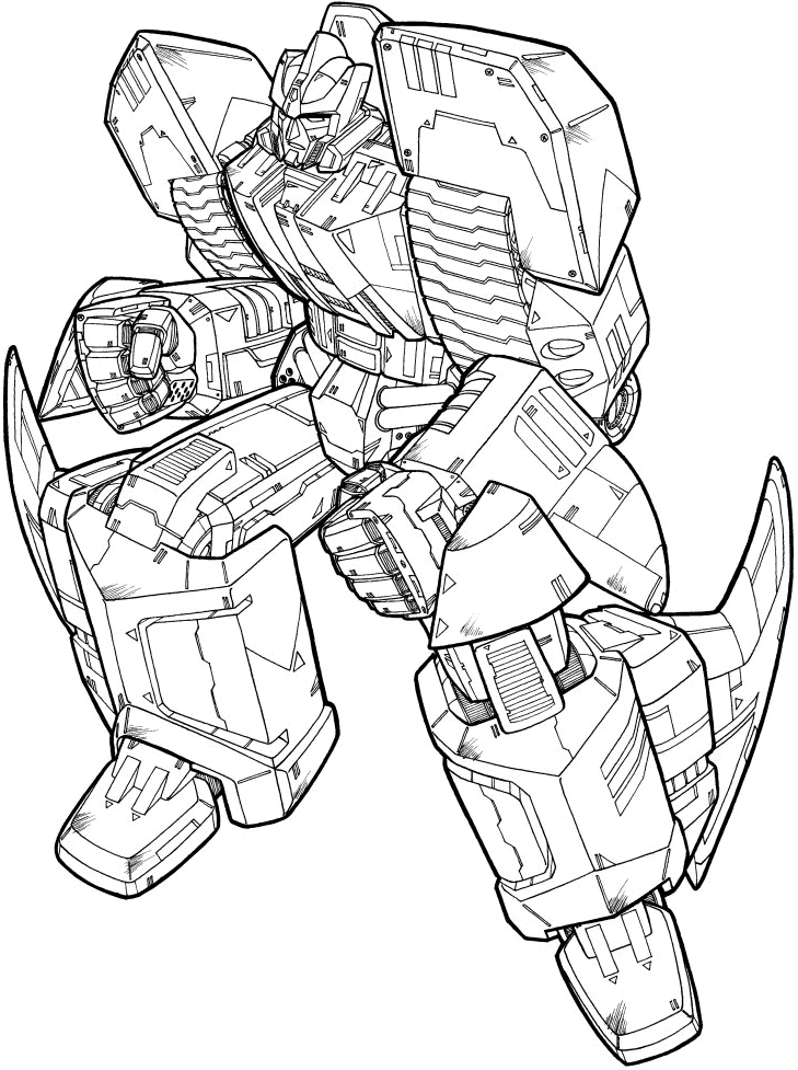 30 Amazing Transformers Coloring Pages Printable 5