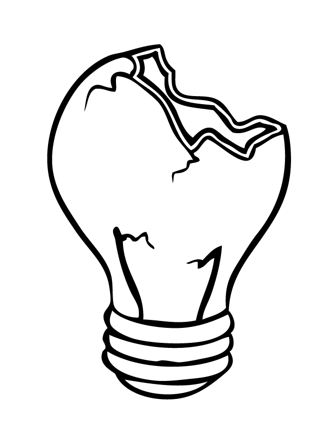 30 Bright Light Bulb Coloring Pages Printable 10