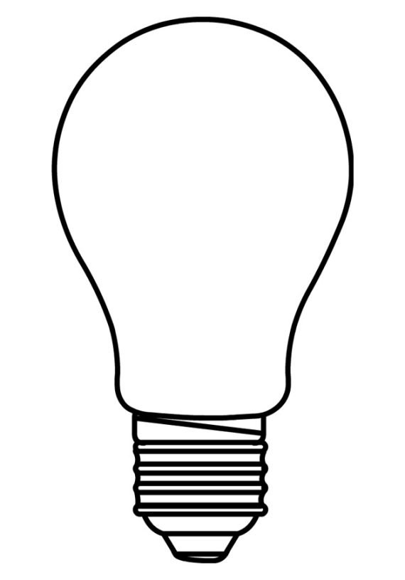 30 Bright Light Bulb Coloring Pages Printable 24