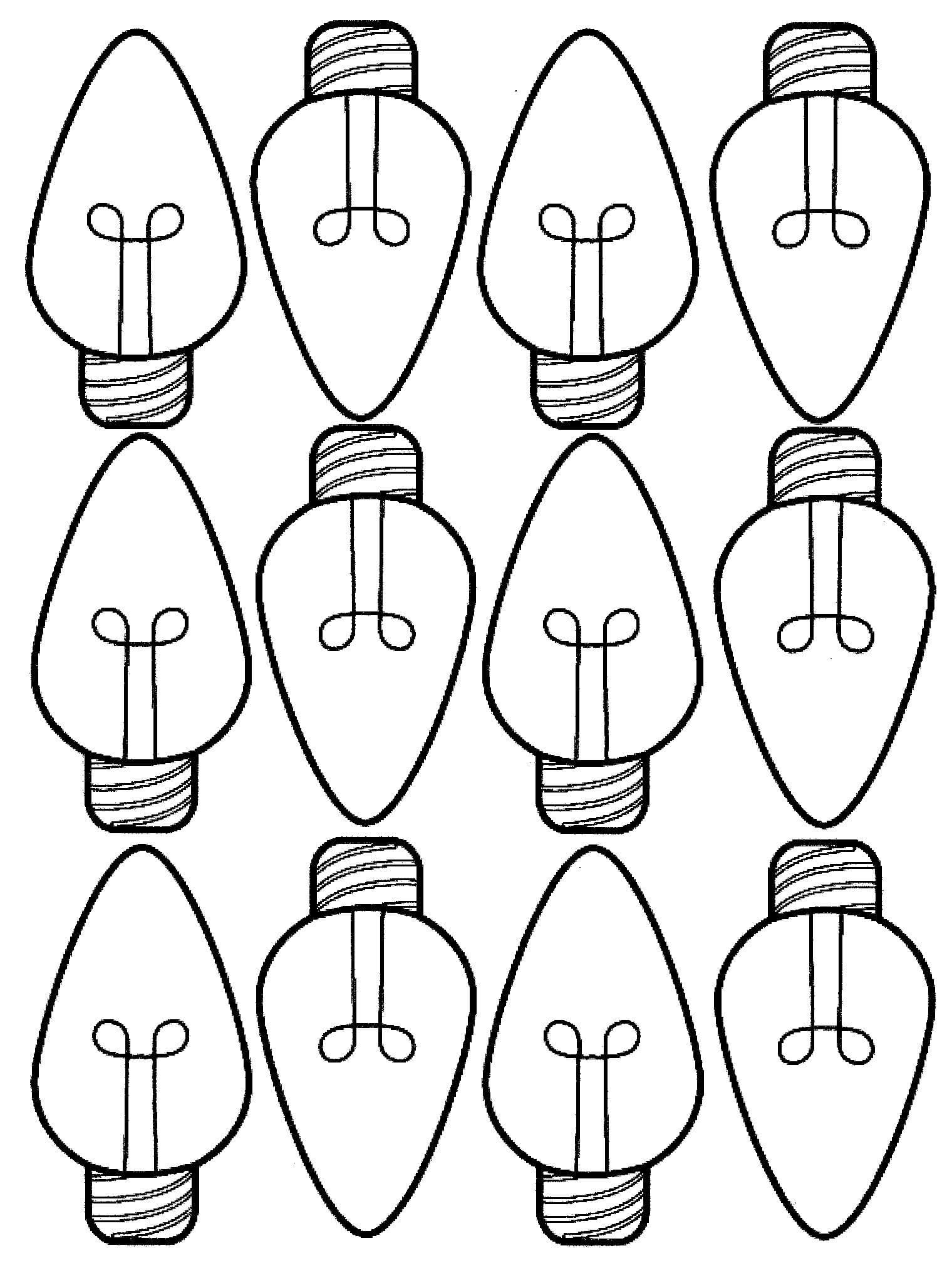 30 Bright Light Bulb Coloring Pages Printable 25