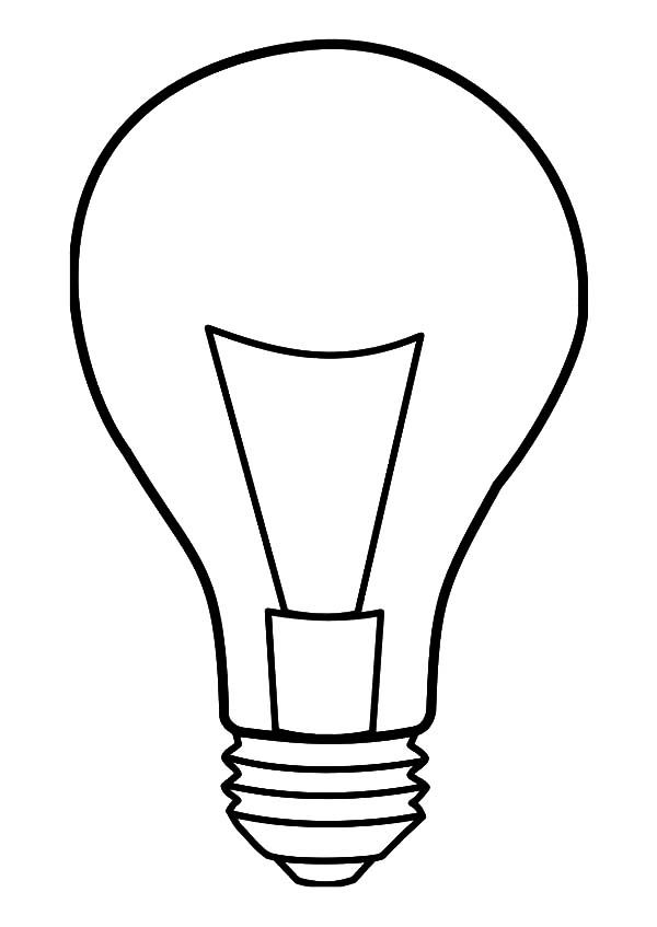 30 Bright Light Bulb Coloring Pages Printable 27