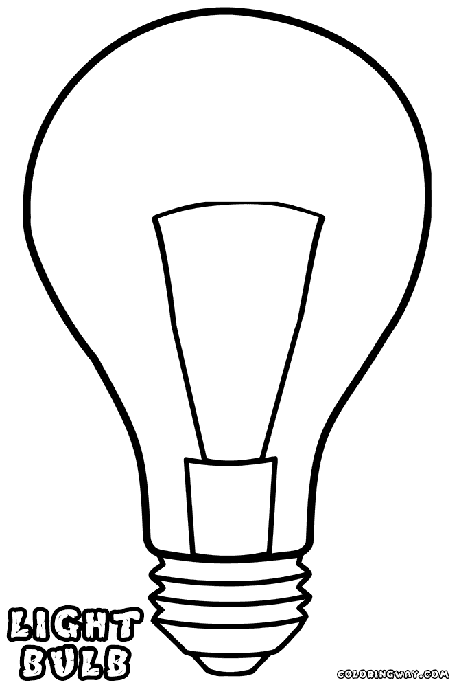 30 Bright Light Bulb Coloring Pages Printable 31