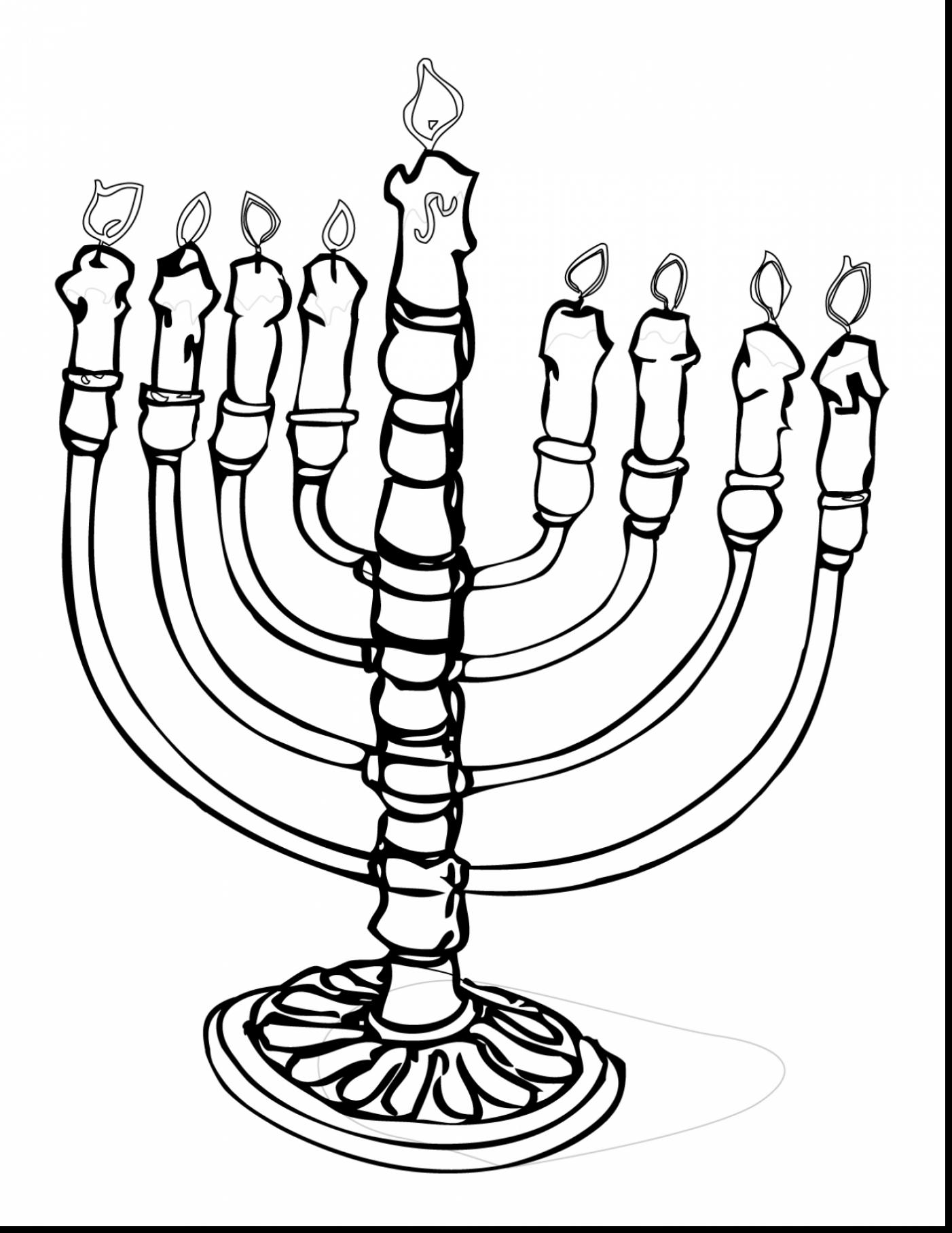 30 Celebratory Hanukkah Coloring Pages Printable 12