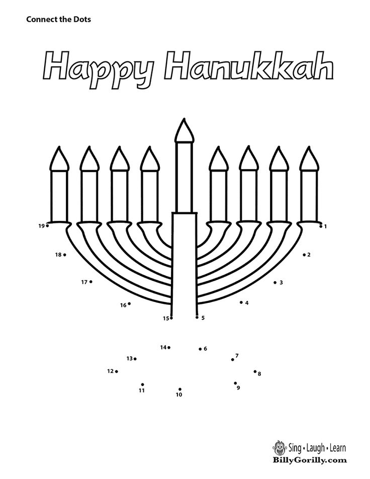 30 Celebratory Hanukkah Coloring Pages Printable 22