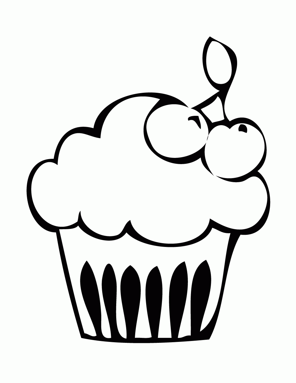 31 Delightful Cupcake Coloring Pages Printable 15