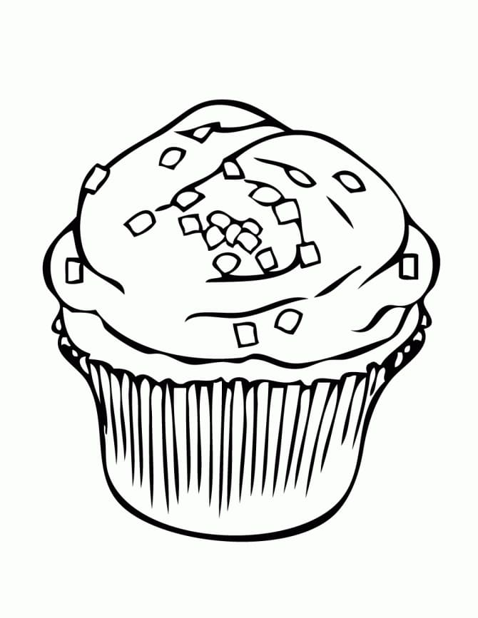 31 Delightful Cupcake Coloring Pages Printable 29