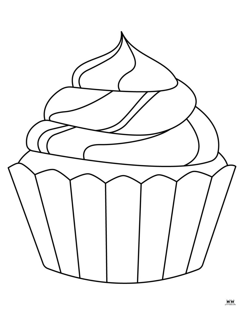 31 Delightful Cupcake Coloring Pages Printable 32