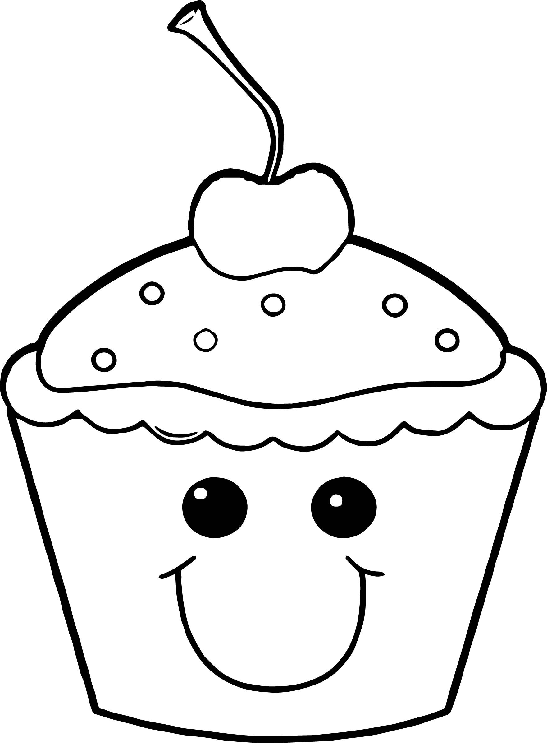 31 Delightful Cupcake Coloring Pages Printable 8