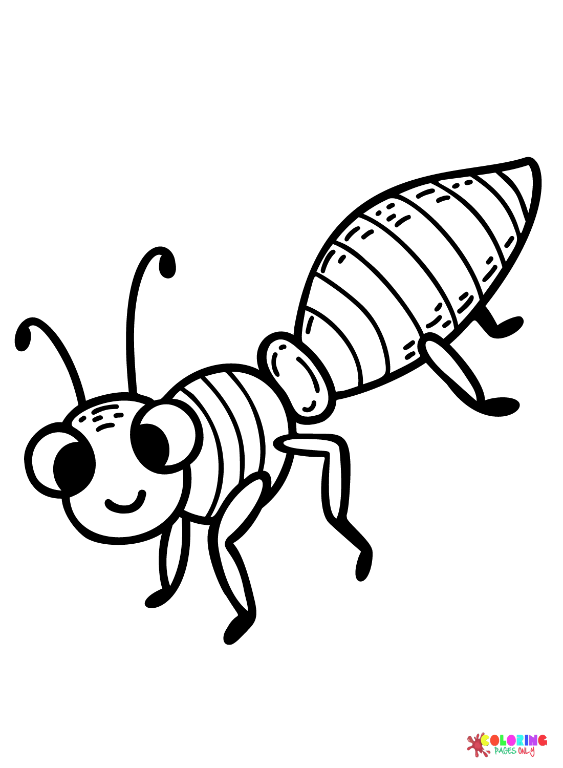 32 Busy Ant Coloring Pages Printable 2