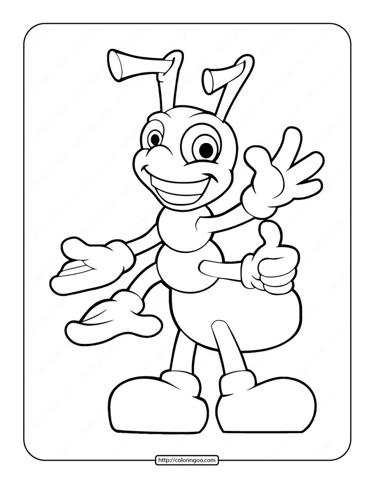 32 Busy Ant Coloring Pages Printable 20