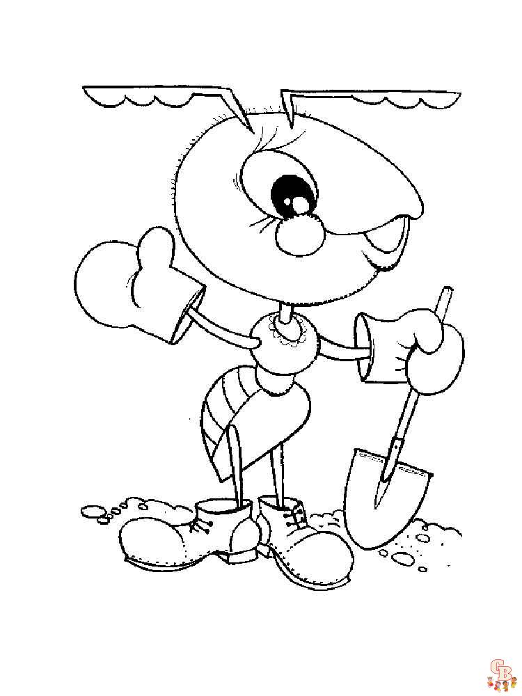 32 Busy Ant Coloring Pages Printable 22