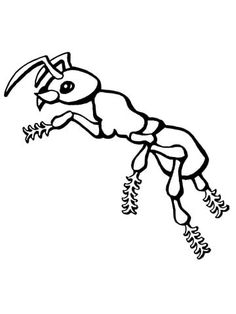 32 Busy Ant Coloring Pages Printable 24