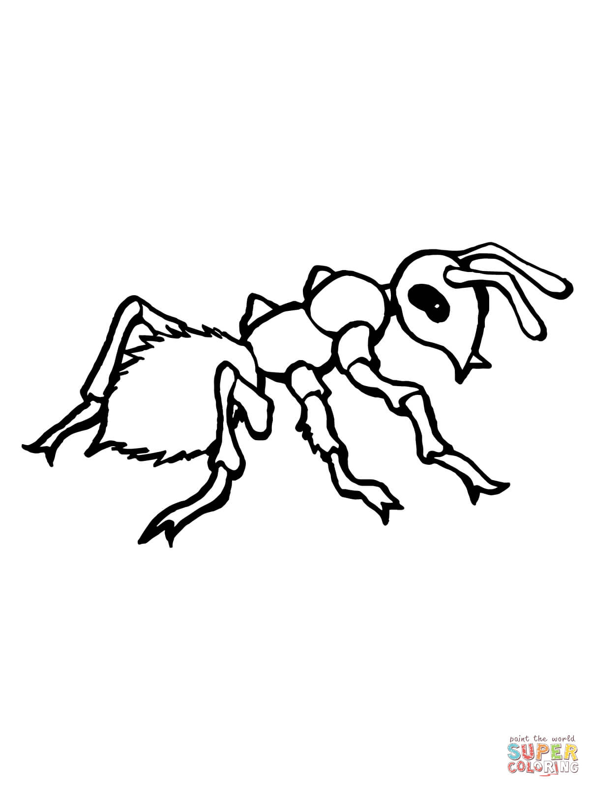 32 Busy Ant Coloring Pages Printable 25