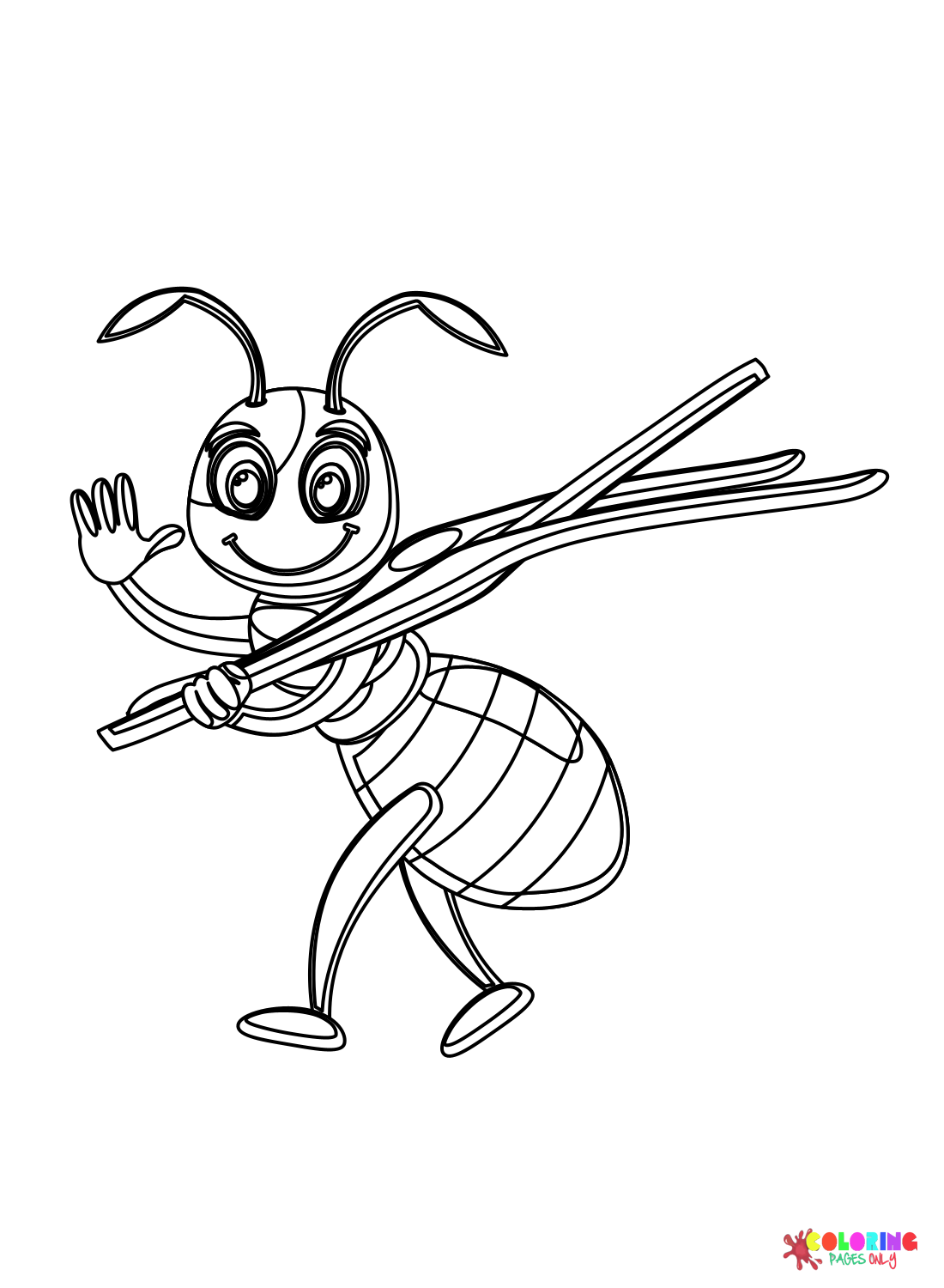 32 Busy Ant Coloring Pages Printable 34