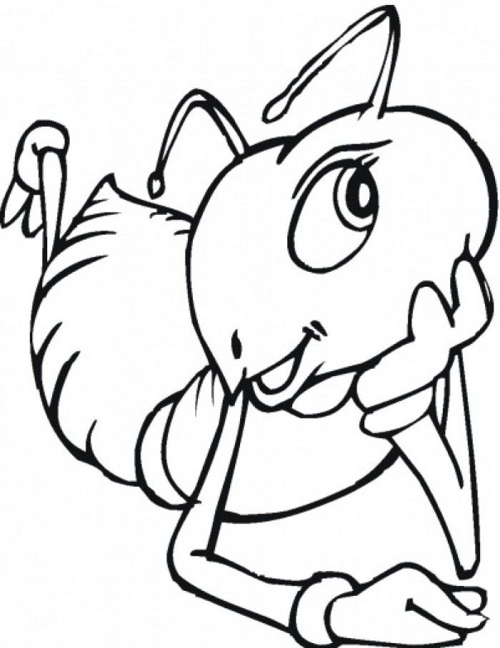 32 Busy Ant Coloring Pages Printable 7