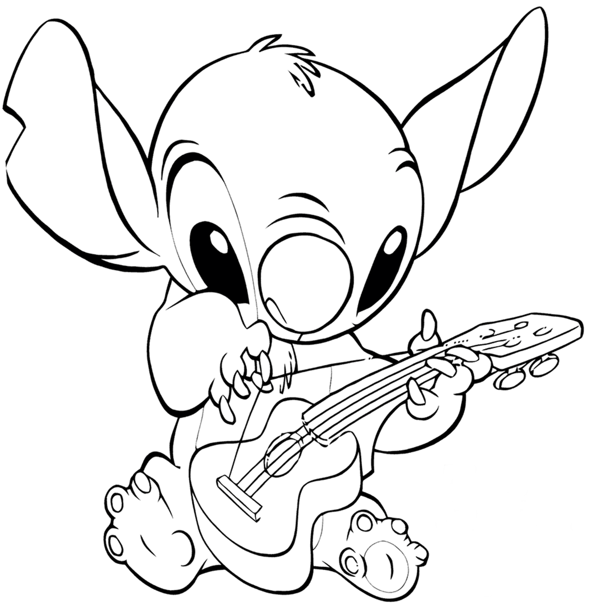 32 Lilo and Stitch Coloring Pages Printable