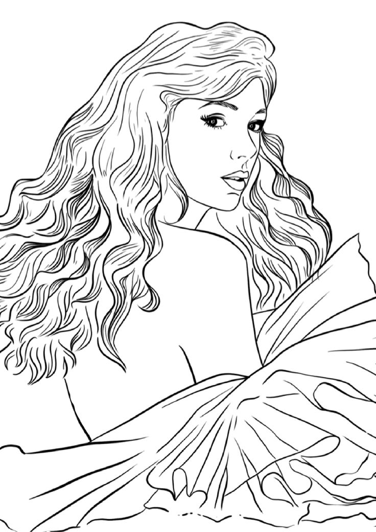 33 Captivating Taylor Swift Coloring Pages Printable 14