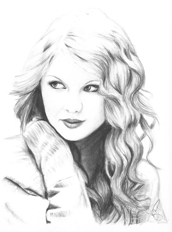 33 Captivating Taylor Swift Coloring Pages Printable 7