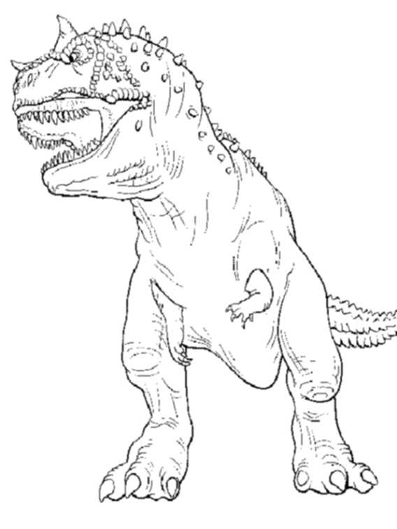 33 Fun T-Rex Coloring Pages Printable 12