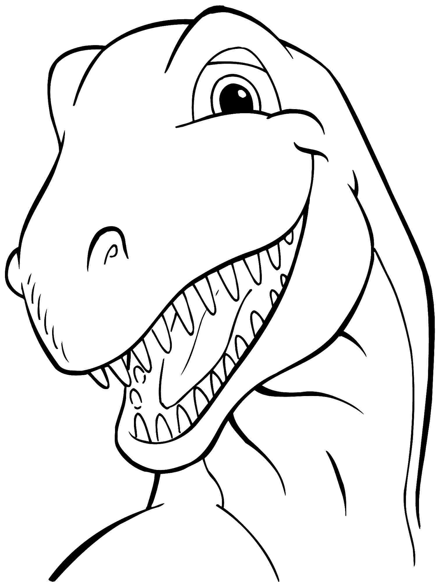 33 Fun T-Rex Coloring Pages Printable 13