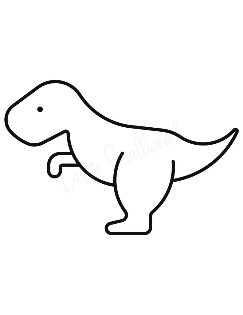 33 Fun T-Rex Coloring Pages Printable 19