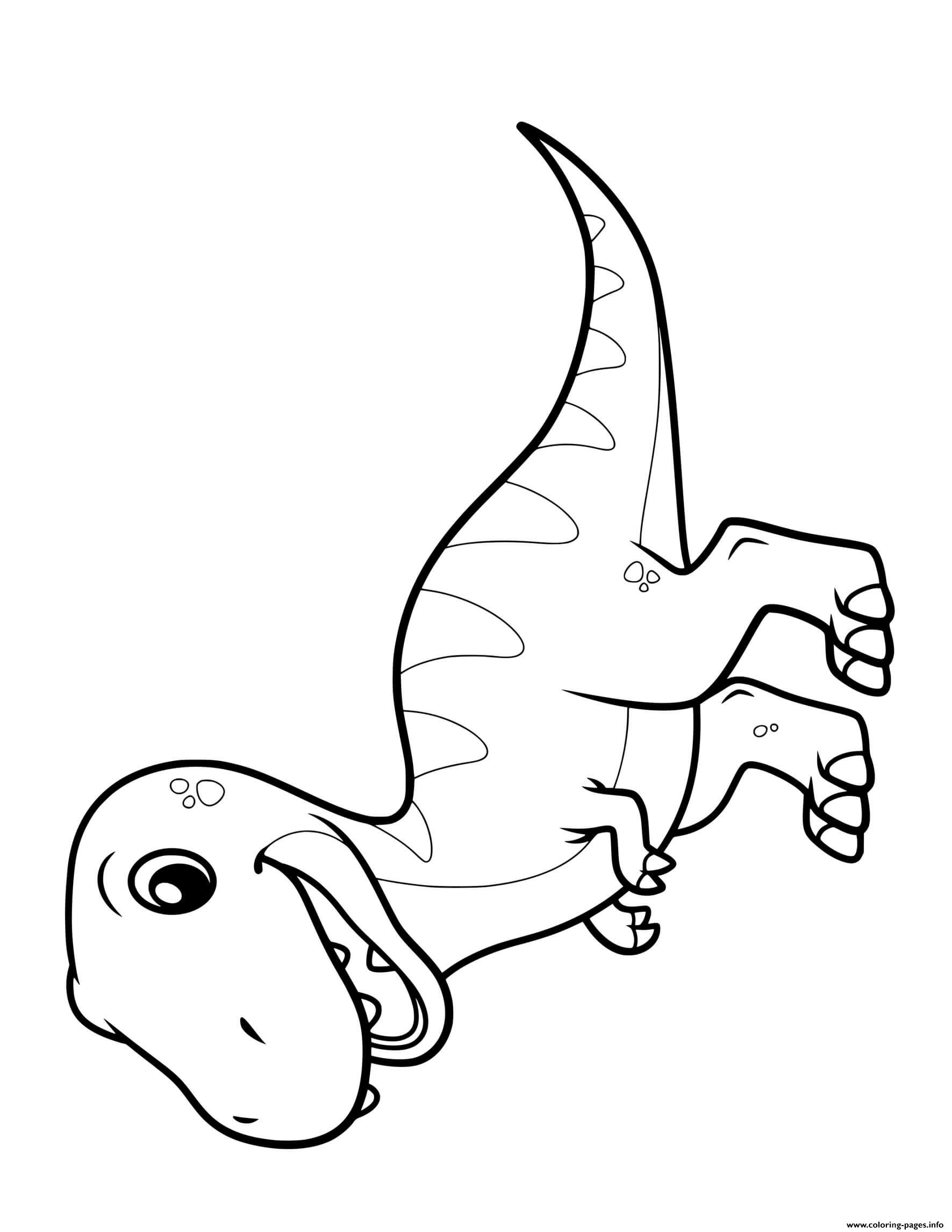 33 Fun T-Rex Coloring Pages Printable 27