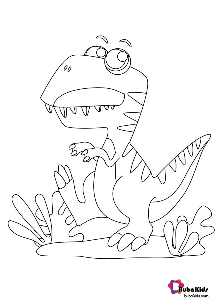 33 Fun T-Rex Coloring Pages Printable 35