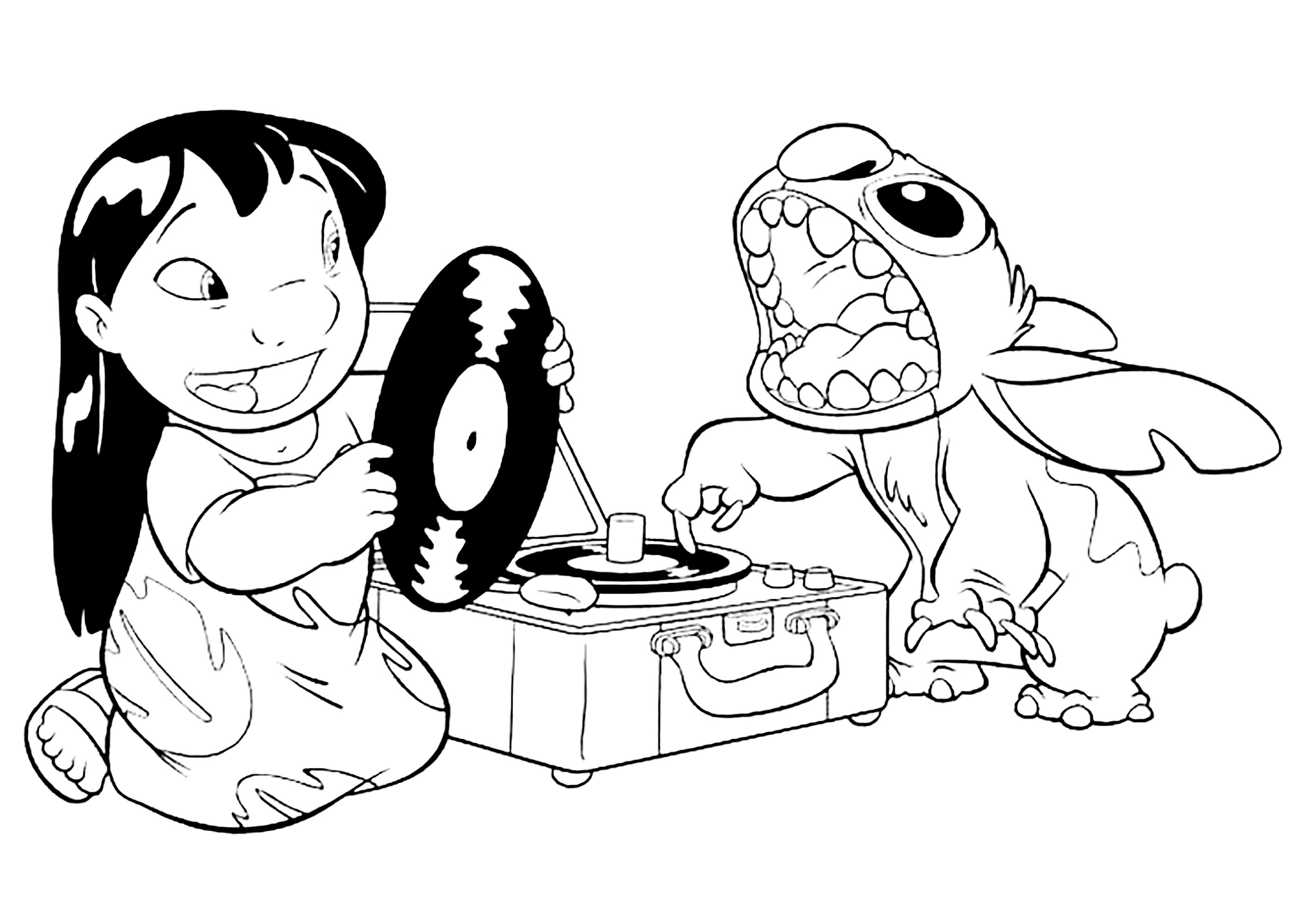 34 Lilo and Stitch Coloring Pages Free Printable Animals