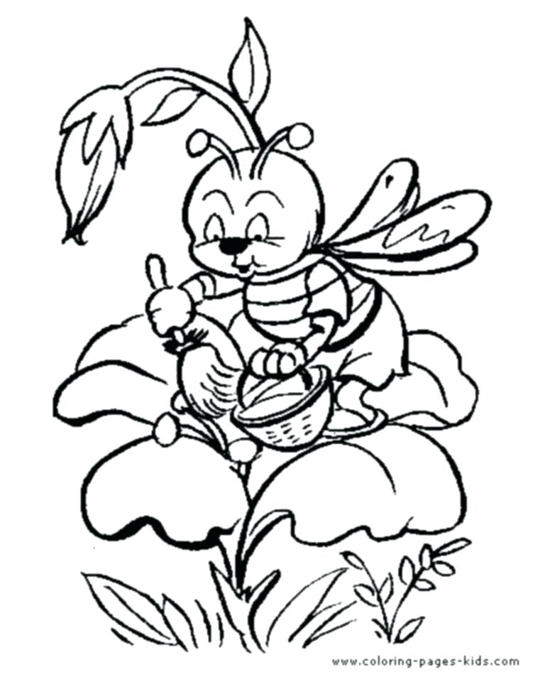 35 Busy Beehive Coloring Pages Printable 12