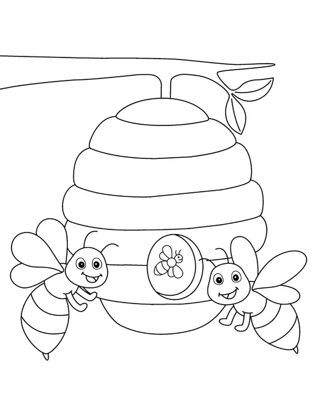 35 Busy Beehive Coloring Pages Printable 26