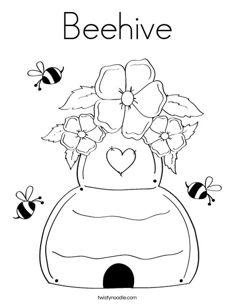 35 Busy Beehive Coloring Pages Printable 30