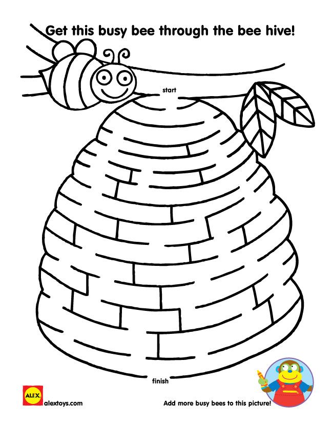 35 Busy Beehive Coloring Pages Printable 8