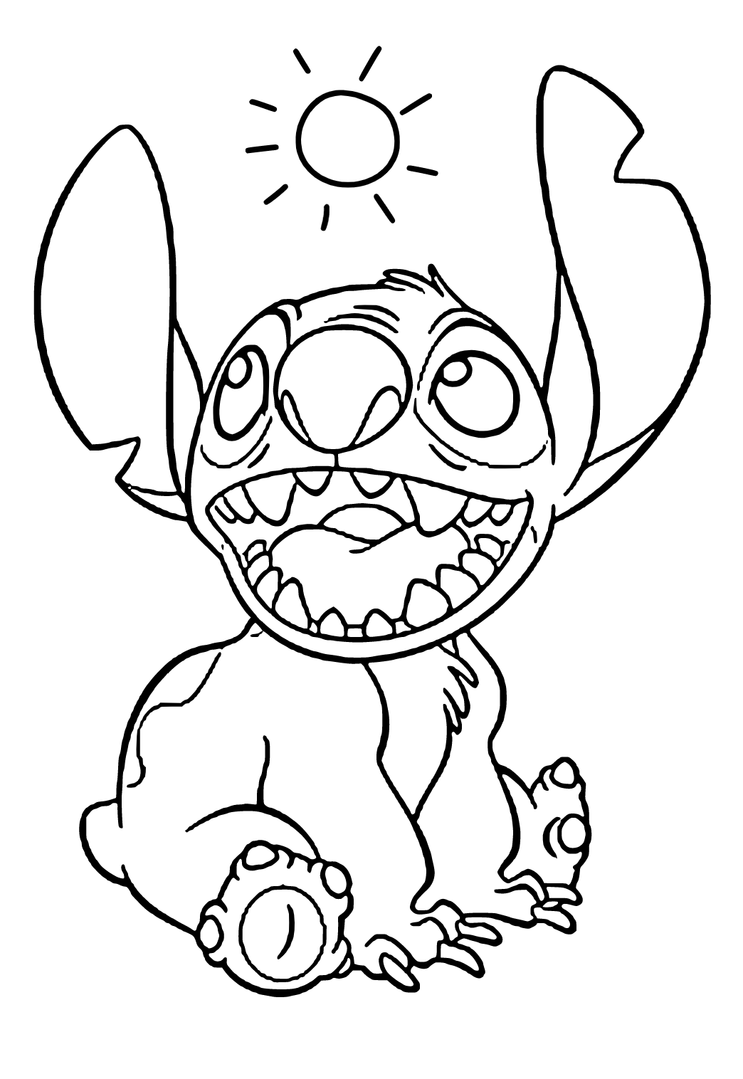 36 Disney Lilo and Stitch Coloring Pages Printable