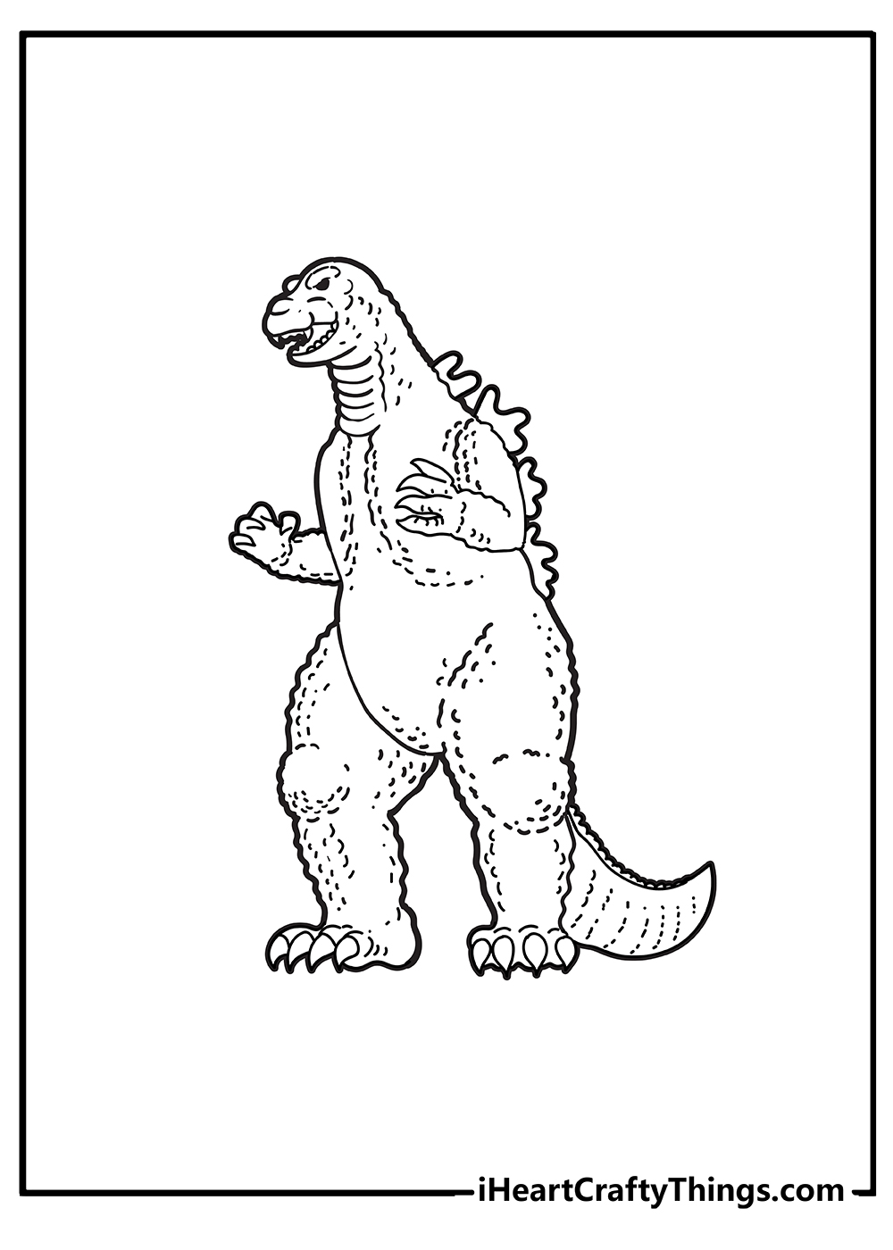 37 Legendary Godzilla Coloring Pages Printable 24