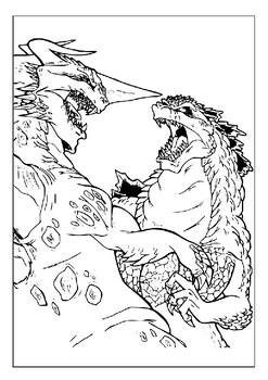 37 Legendary Godzilla Coloring Pages Printable 29