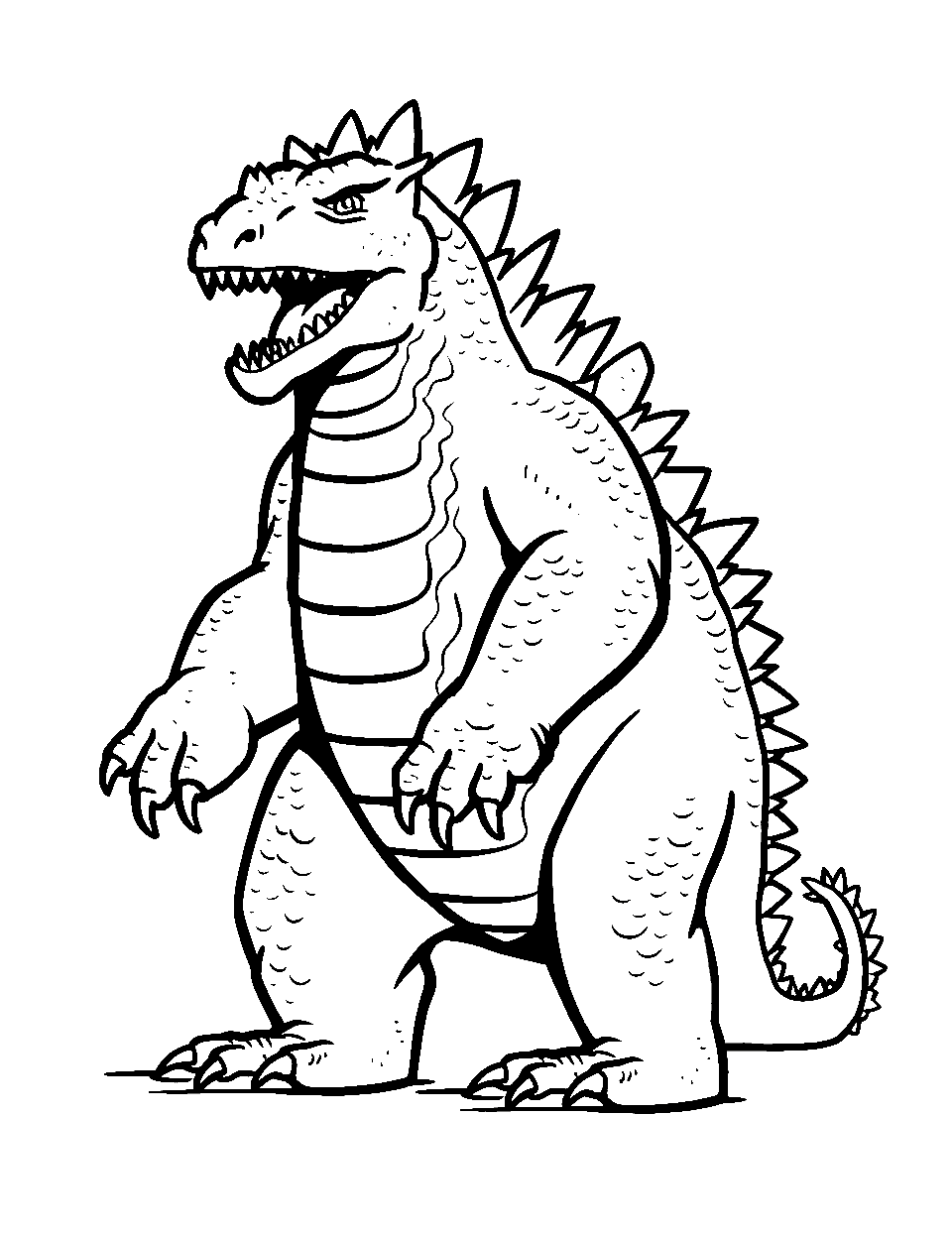 37 Legendary Godzilla Coloring Pages Printable 34
