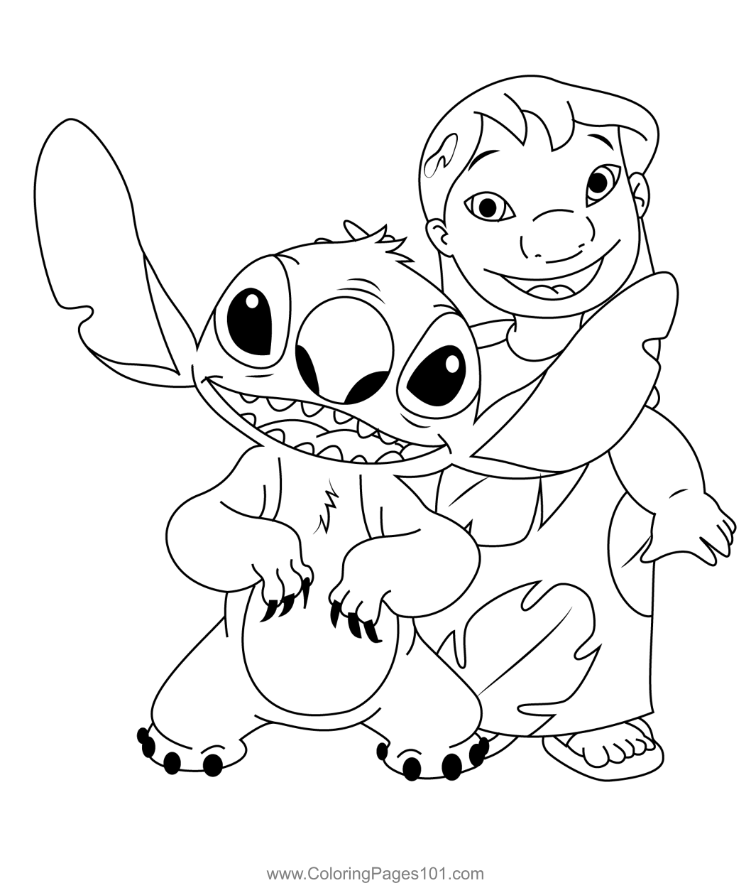 39 Lilo and Stitch Coloring Sheet Printable