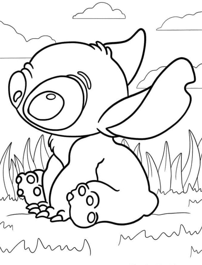 40 Lilo and Stitch Coloring Pages Cute Printable