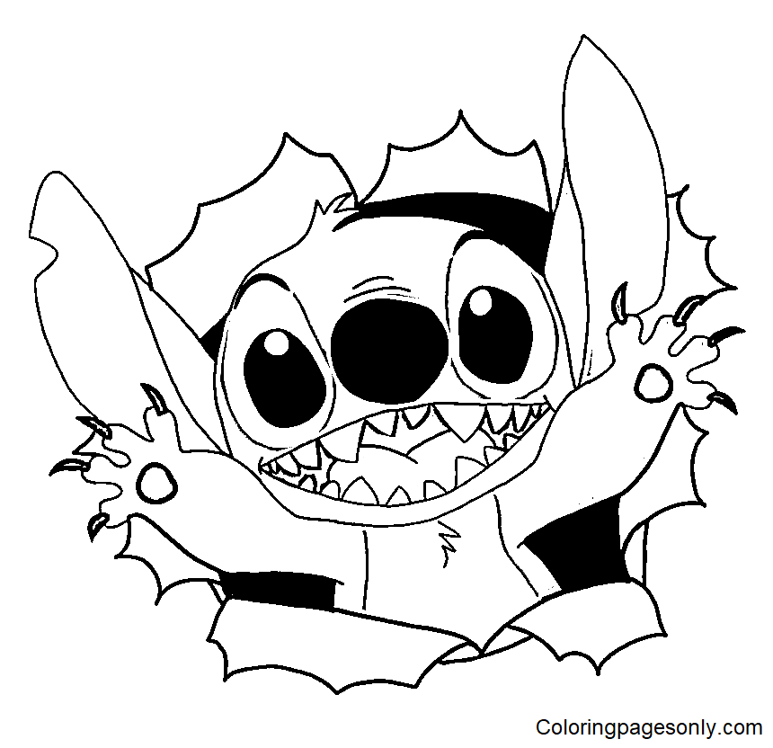 45 Disney Lilo and Stitch Coloring Pages Free Printable