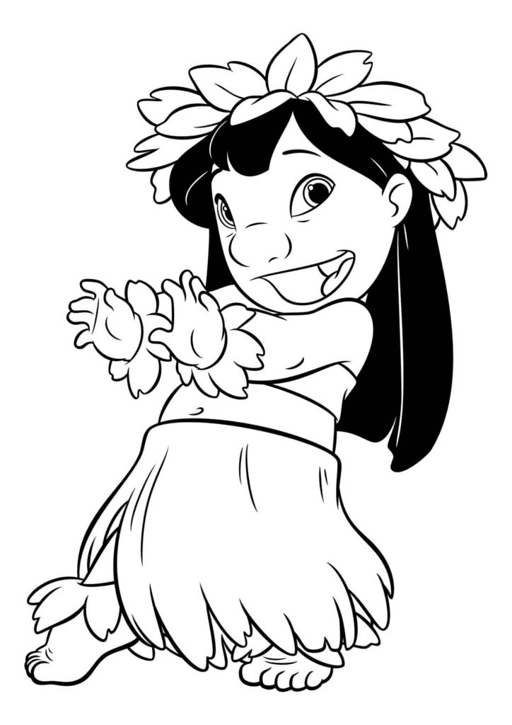 48 Lilo y Stitch Coloring Pages Printable