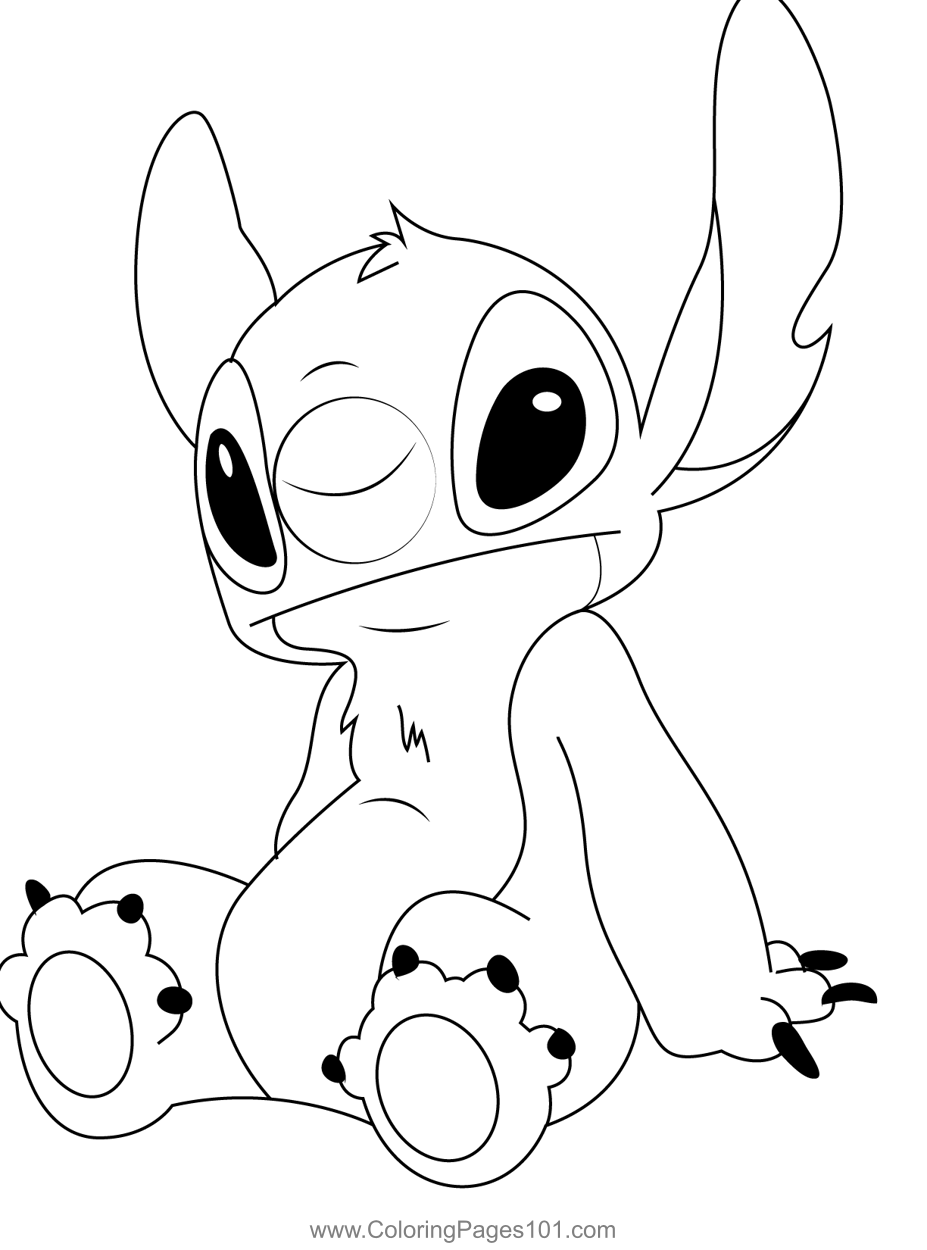 49 Lilo and Stitch Coloring Pages for Kids Printable