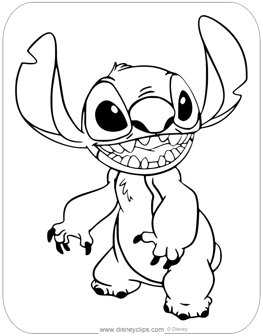 50 Lilo and Stitch Coloring Pages Free Printable Animals