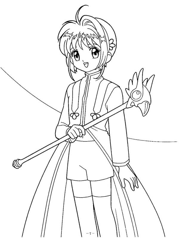 60 Cardcaptor Sakura Coloring Pages Printable 10