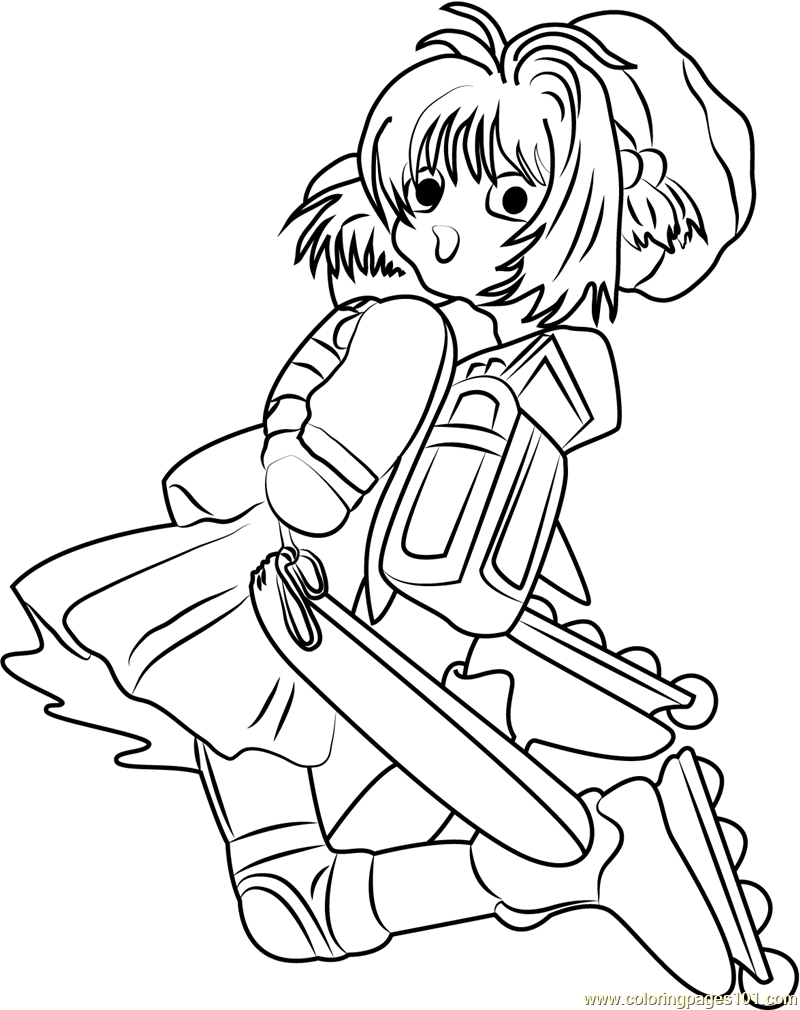 60 Cardcaptor Sakura Coloring Pages Printable 11