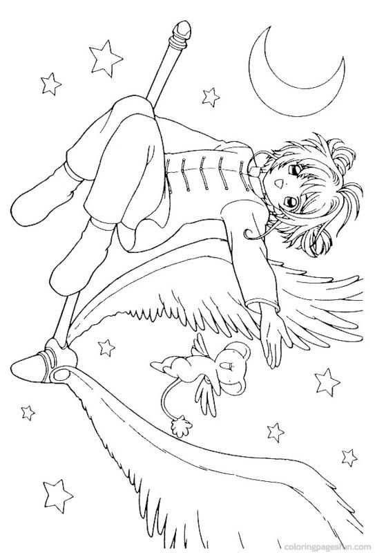 60 Cardcaptor Sakura Coloring Pages Printable 14