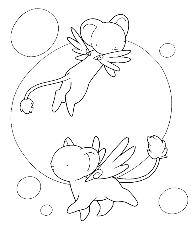 60 Cardcaptor Sakura Coloring Pages Printable 24